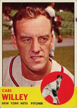 1963 Topps Baseball Cards      528     Carl Willey
